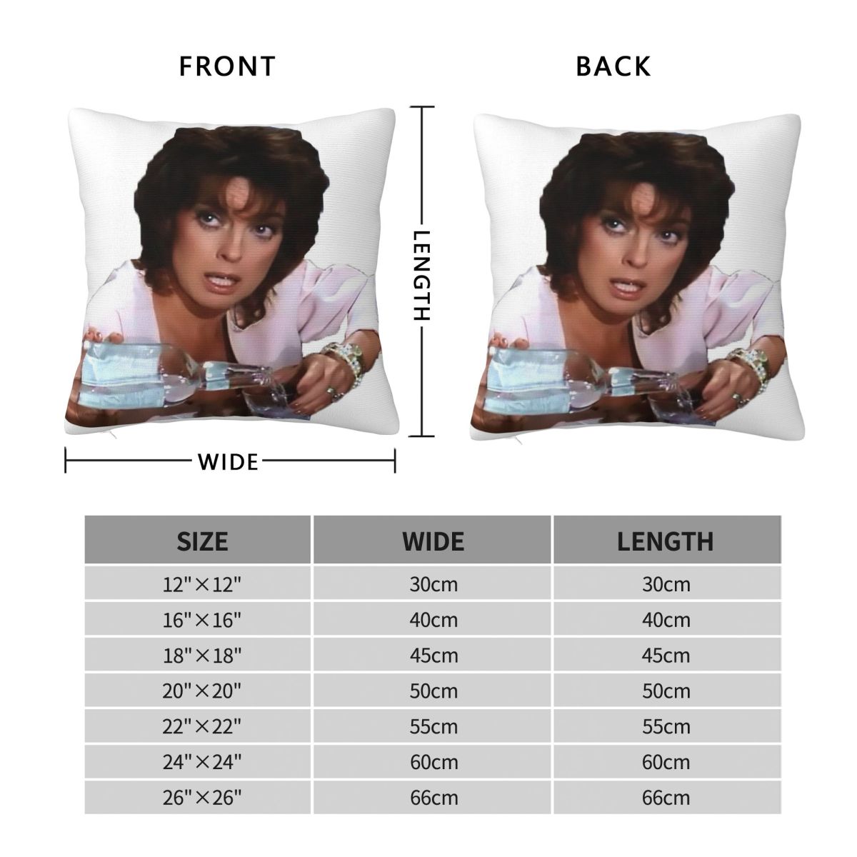 Dallas Sue Ellen Ewing Square  - Home Decor Dallas recension och pris