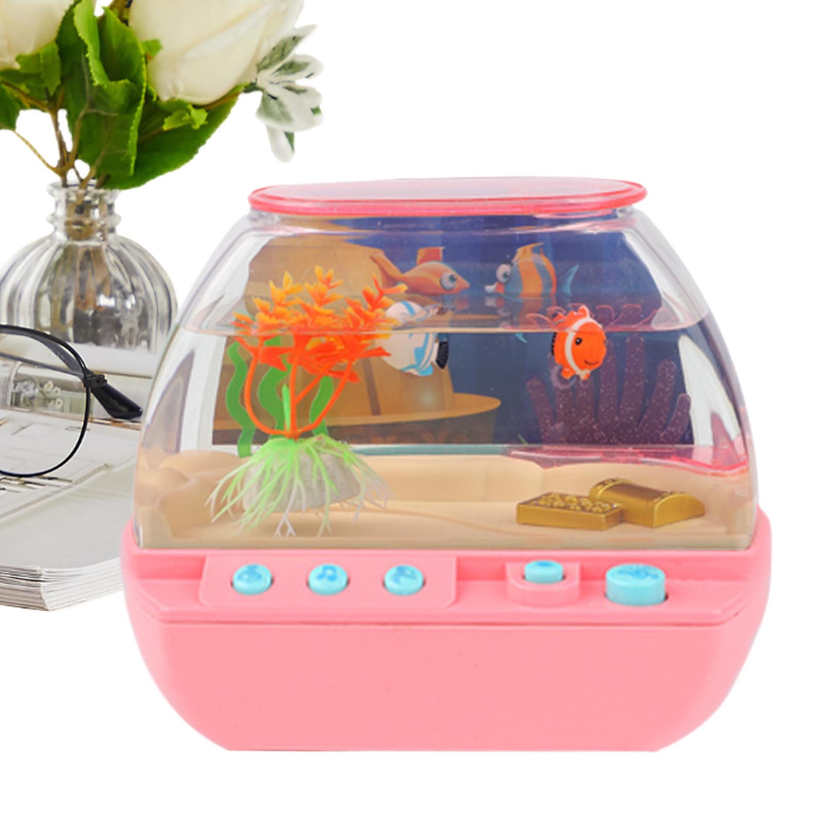 Toy Fish Tank Home Decoration  - Home Decor Light recension och pris