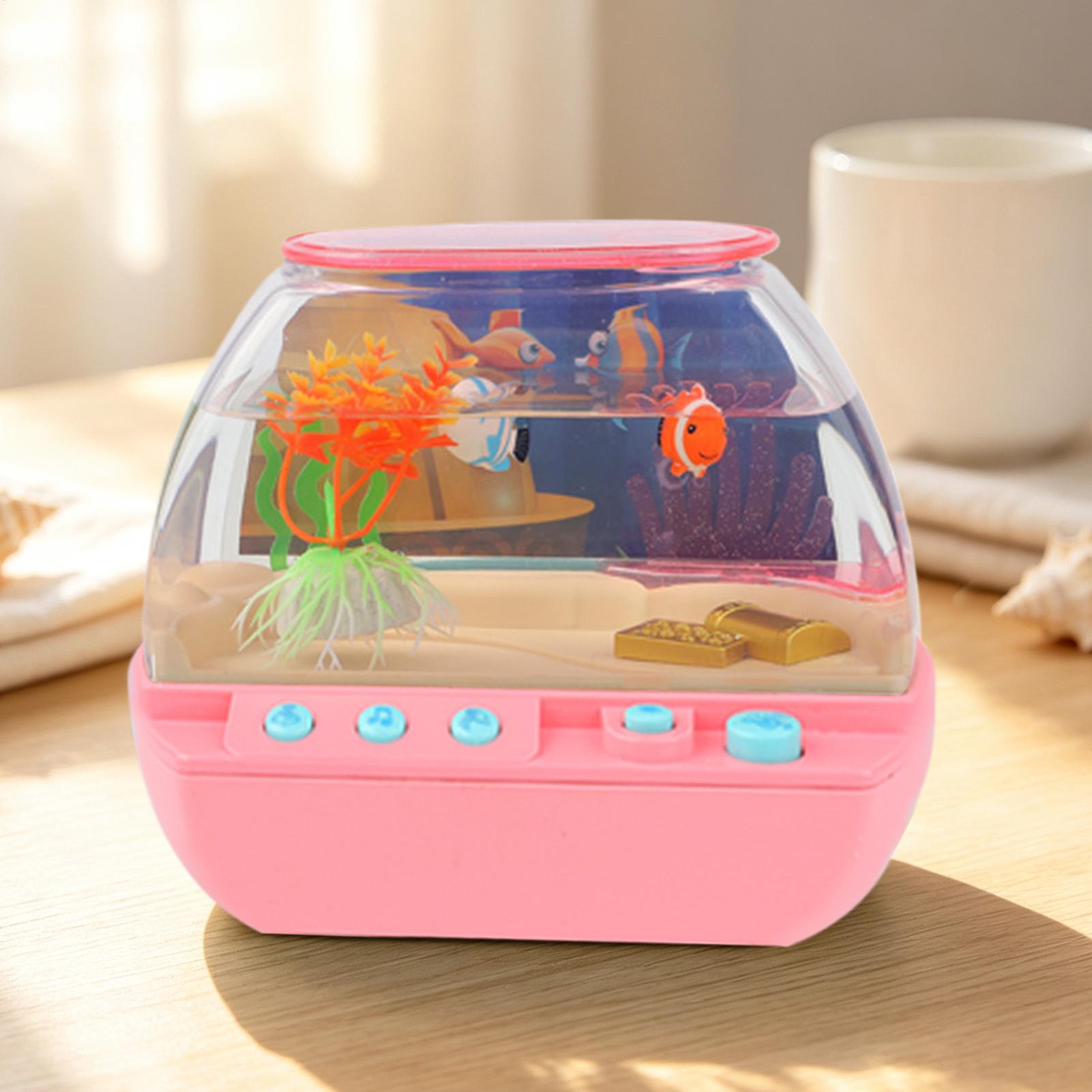 Toy Fish Tank Home Decoration  - Home Decor Light recension och pris