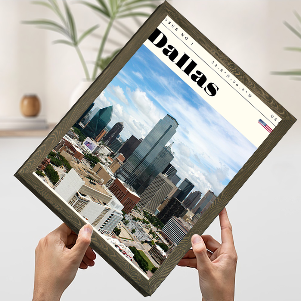 Dallas Texas Travel Printing P - Home Decor Dallas recension och pris