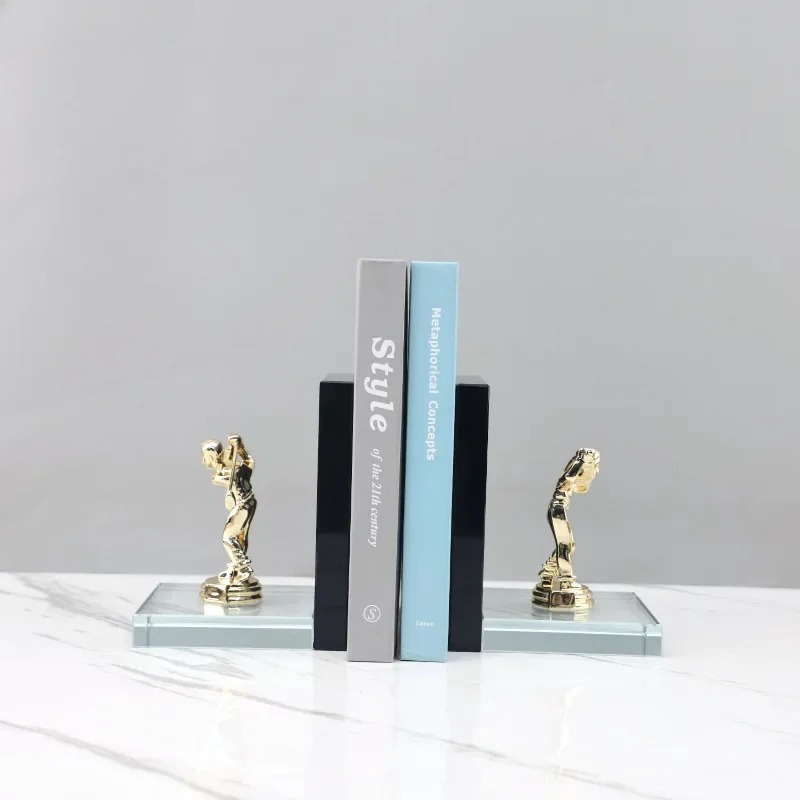 Golden Golf Player Sculpture A - Aesthetic Bookend recension och pris
