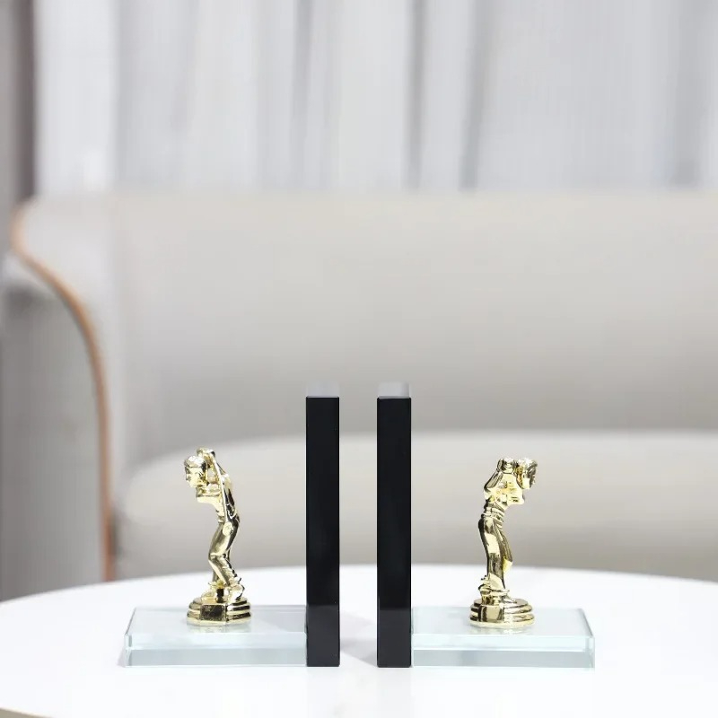 Golden Golf Player Sculpture A - Aesthetic Bookend recension och pris