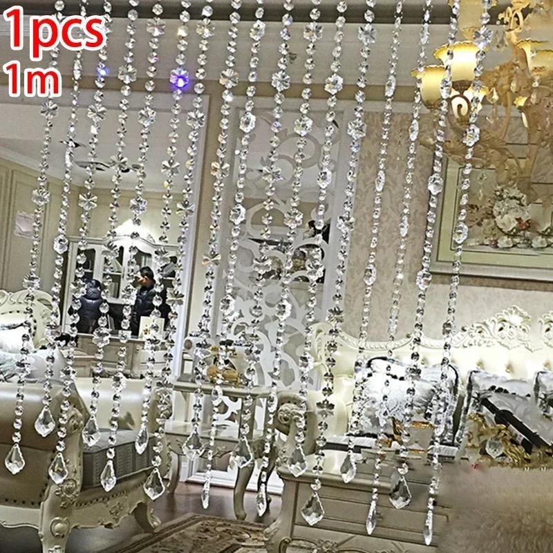 Crystal Glass Bead Curtain Dra - Room Divider Screen recension och pris