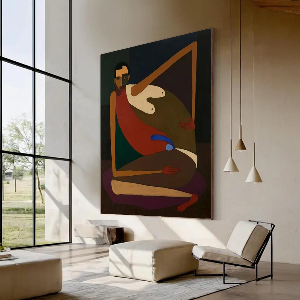 Handmade Abstract Oil Painting - Home Decor Free Images recension och pris
