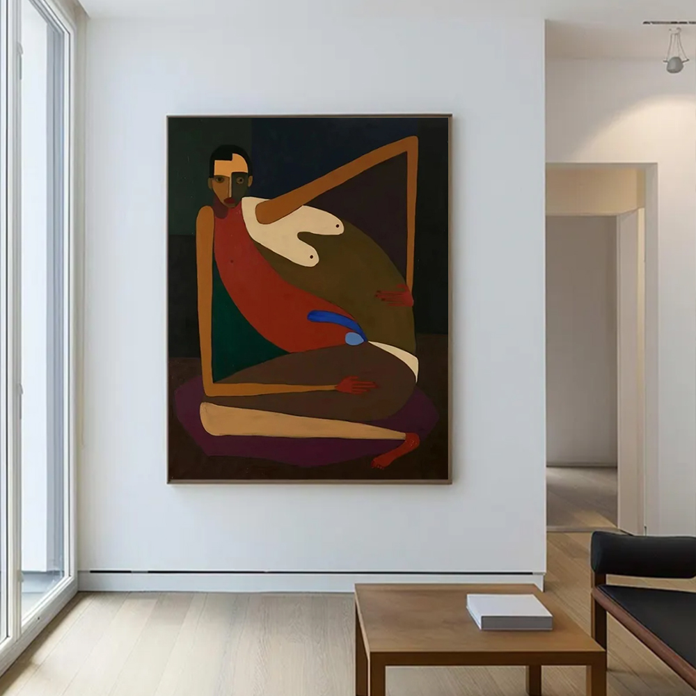 Handmade Abstract Oil Painting - Home Decor Free Images recension och pris