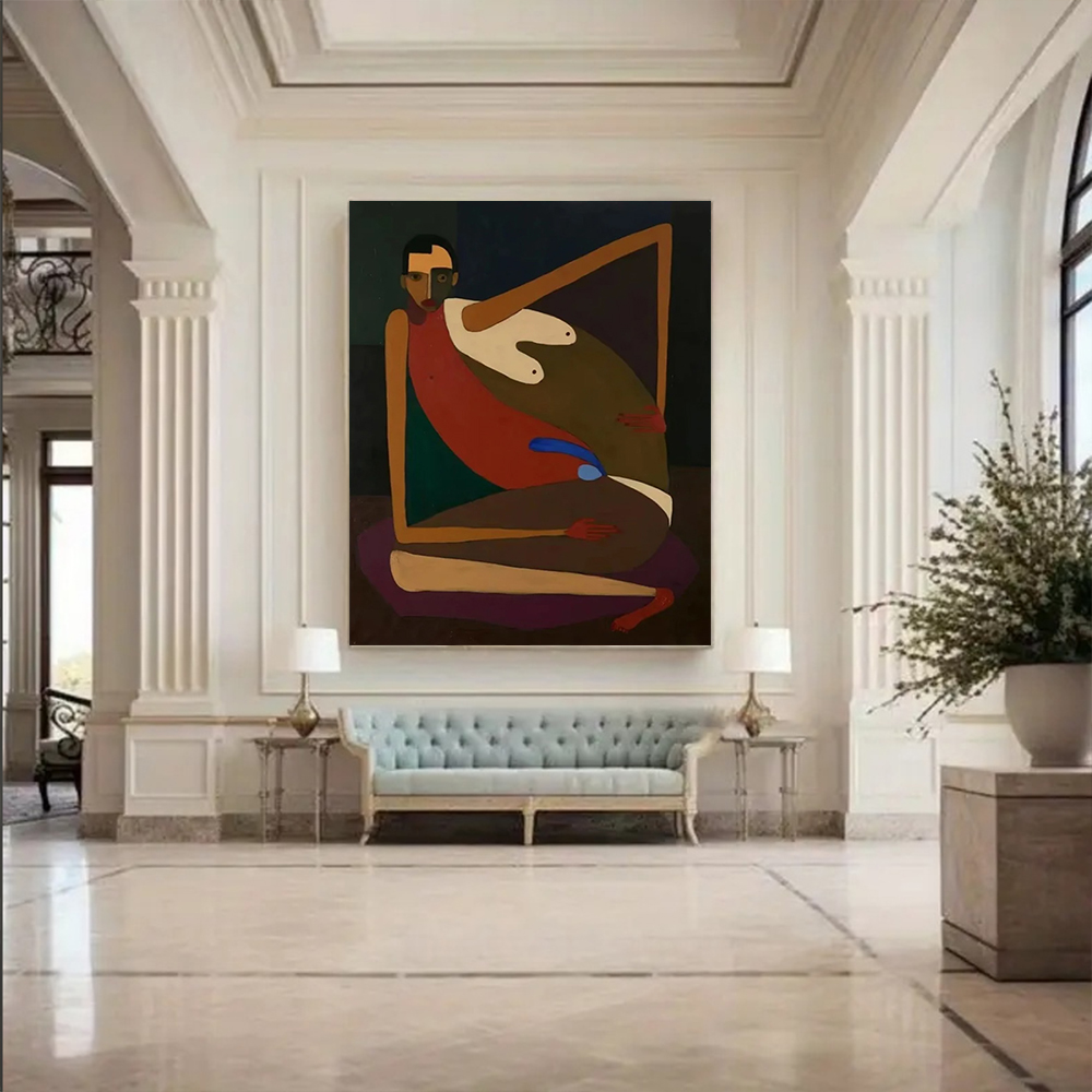 Handmade Abstract Oil Painting - Home Decor Free Images recension och pris