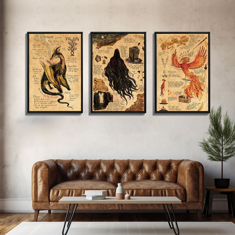 Retro Animal Unicorn Poster Ae - Home Decor Ikea recension och pris