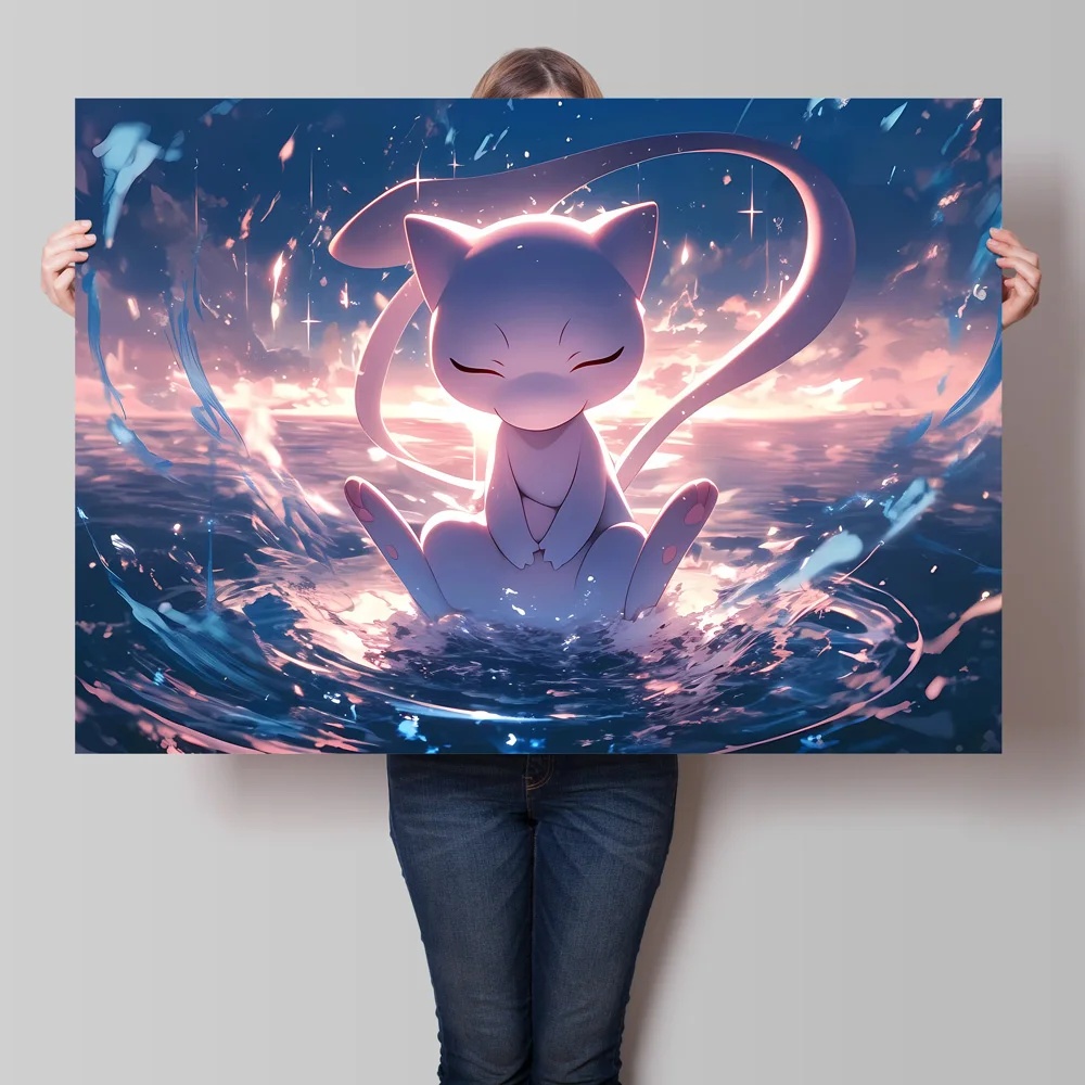 Canvas HD Prints Pokemon Mew P - Home Decor Free Images recension och pris