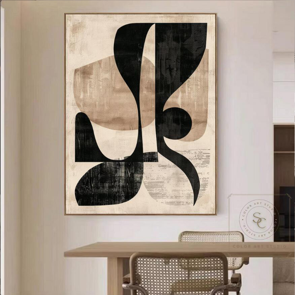 100% Handmade Abstract Oil Pai - Home Decor Free Images recension och pris