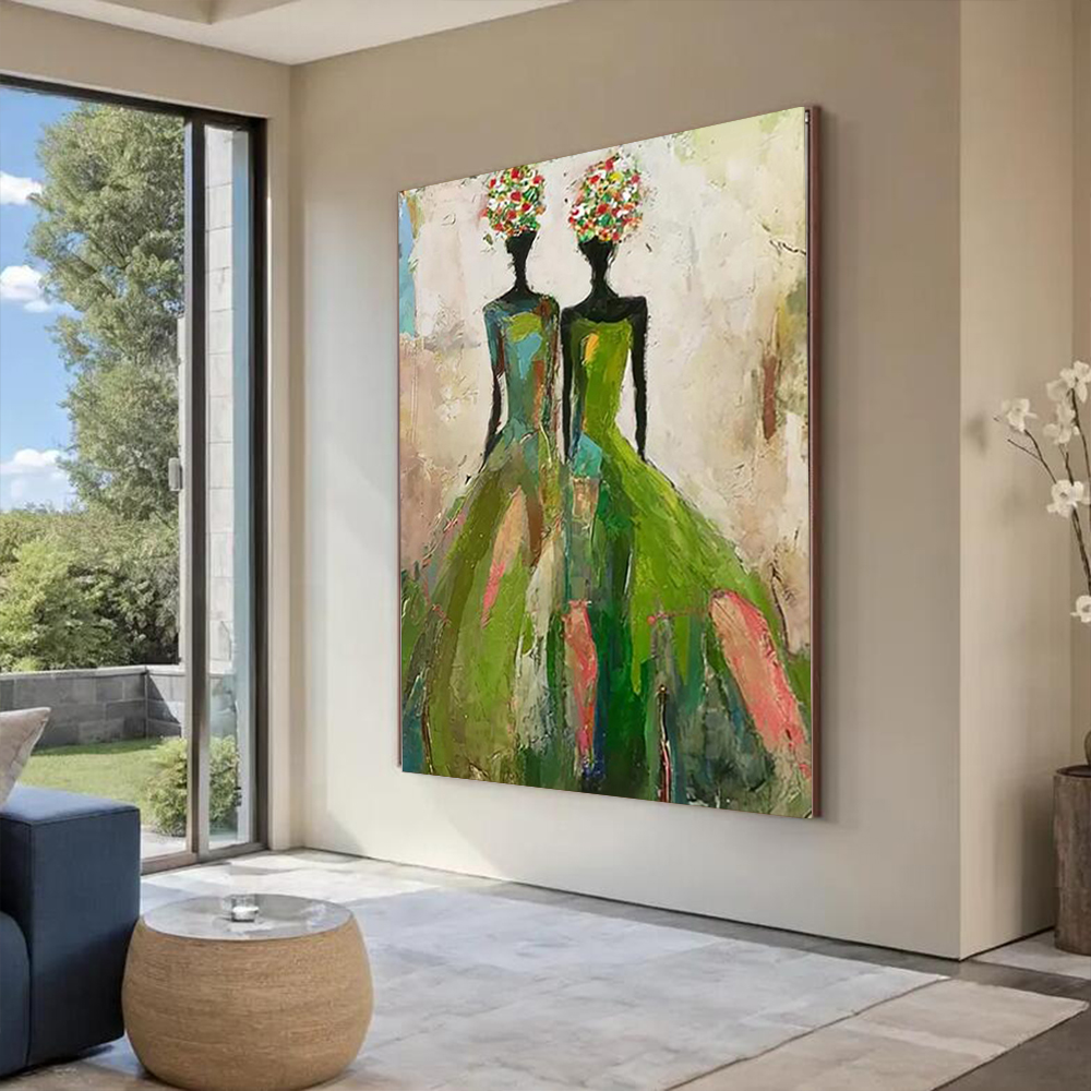 100% Handmade Abstract Oil Pai - Home Decor Free Images recension och pris