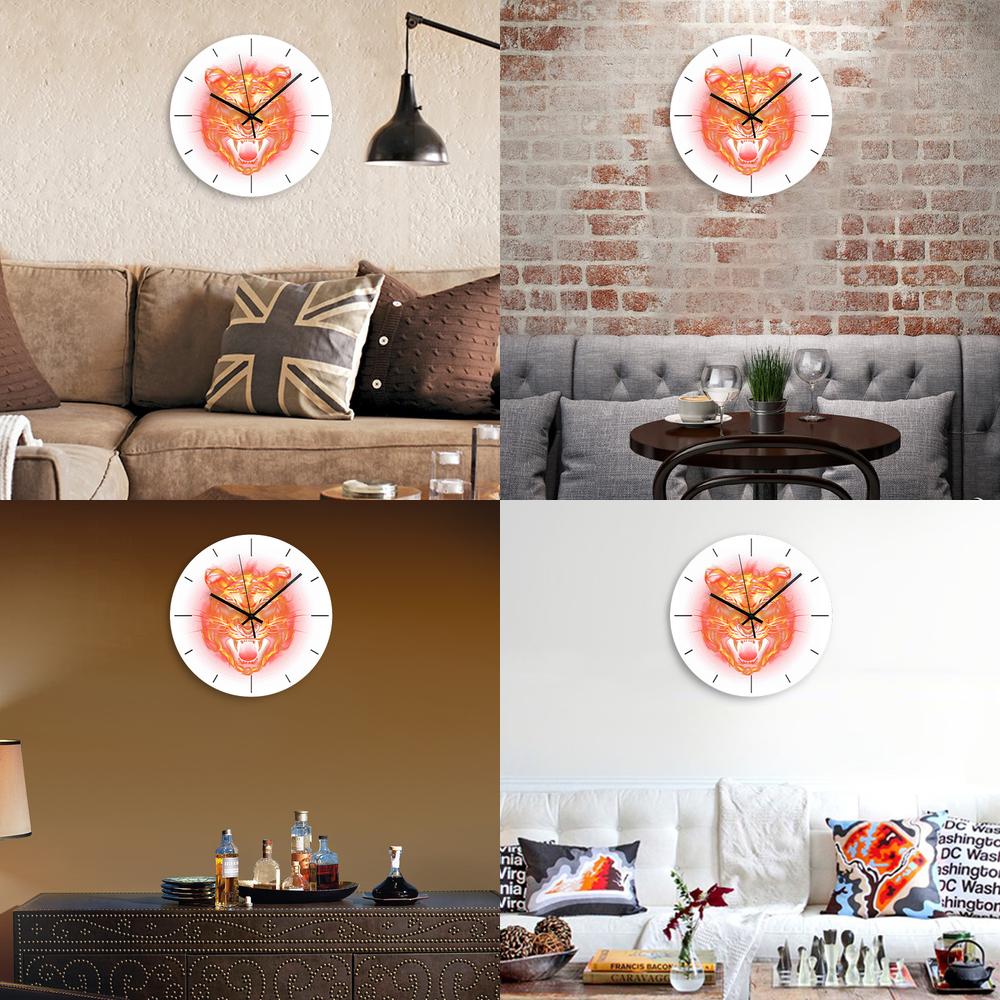 Angry Tiger Wall Clock for Liv - Home Decor On Amazon recension och pris