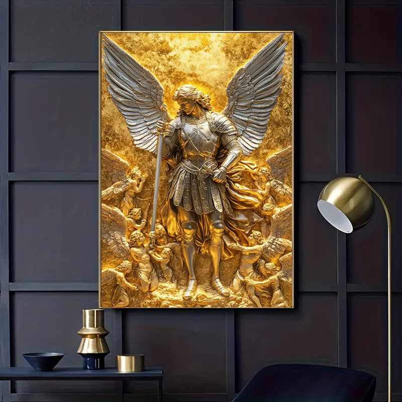 Archangel Michael Gold Angel S - Home Decor Quirky recension och pris