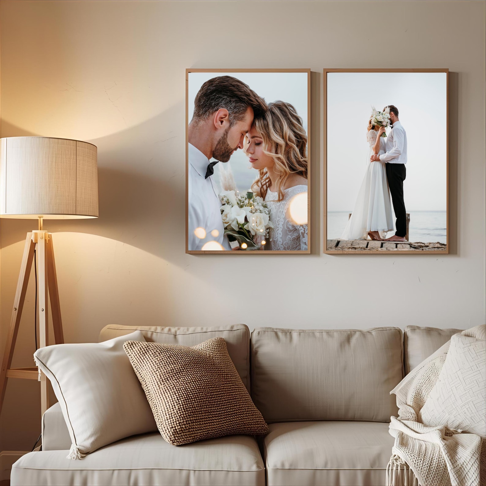 Personalized Photo Canvas, Cus - Home Decor Rustic recension och pris