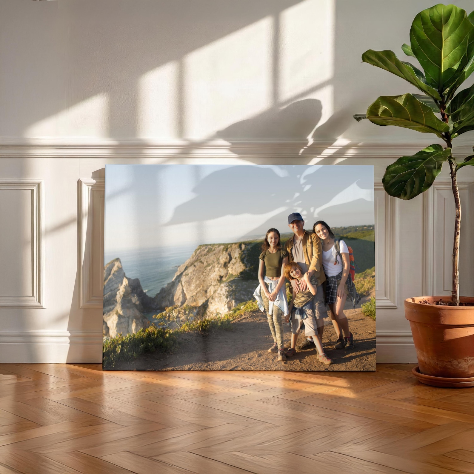 Personalized Photo Canvas, Cus - Home Decor Rustic recension och pris