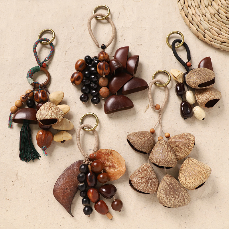 Indonesian Natural Fruit Seed  - Boho Wind Chimes recension och pris