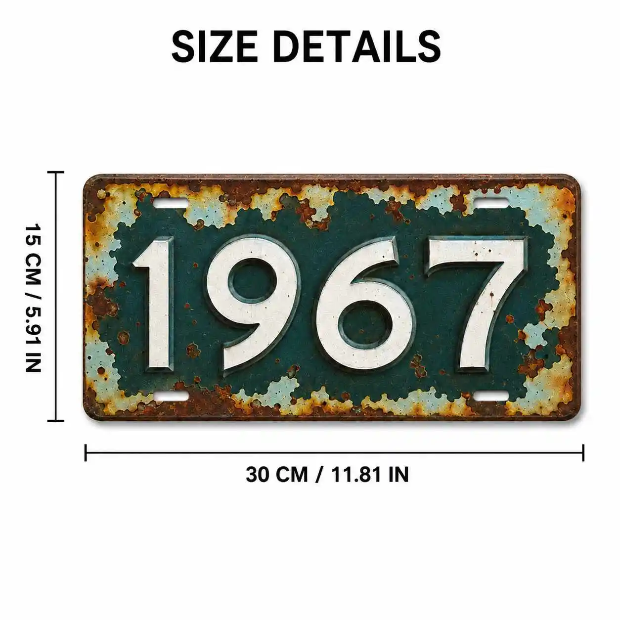 2D Flat Vintage Sign, Decorati - Home Decor Jeddah recension och pris