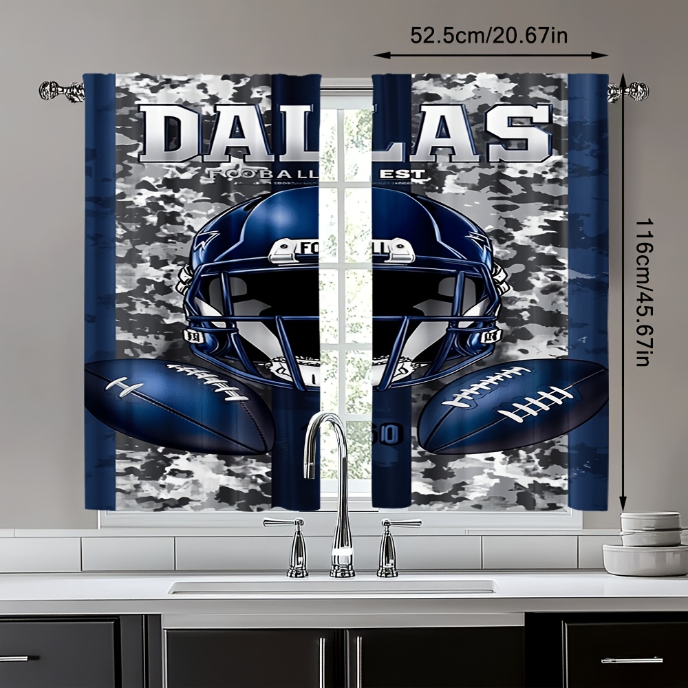 Dallas Football Door Curtains  - Home Decor Dallas recension och pris