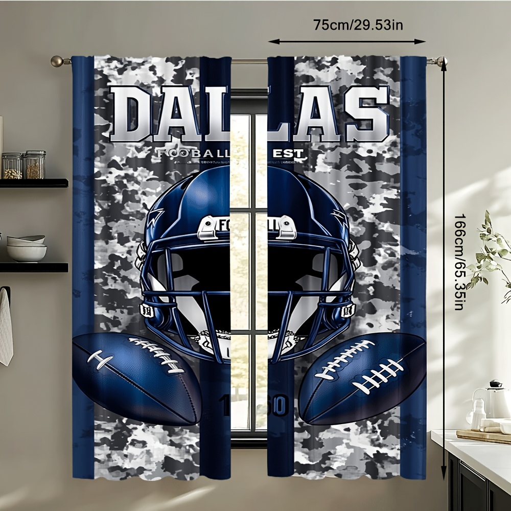 Dallas Football Door Curtains  - Home Decor Dallas recension och pris