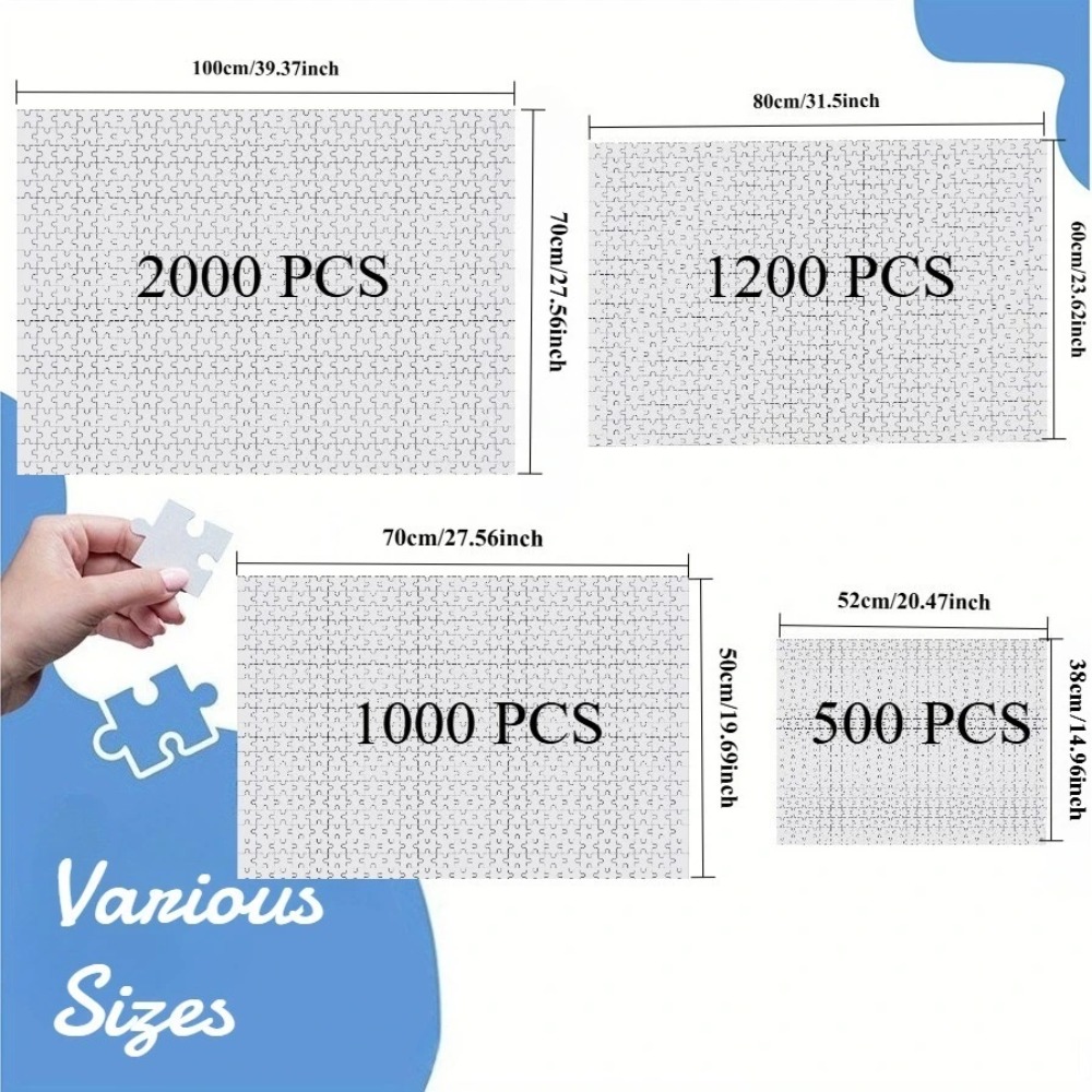 500/1000/1200/2000PCS Puzzles  - Home Decor Under 500 recension och pris