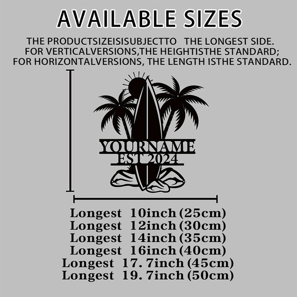 Customized Universal Surfboard - Home Decor Rustic recension och pris