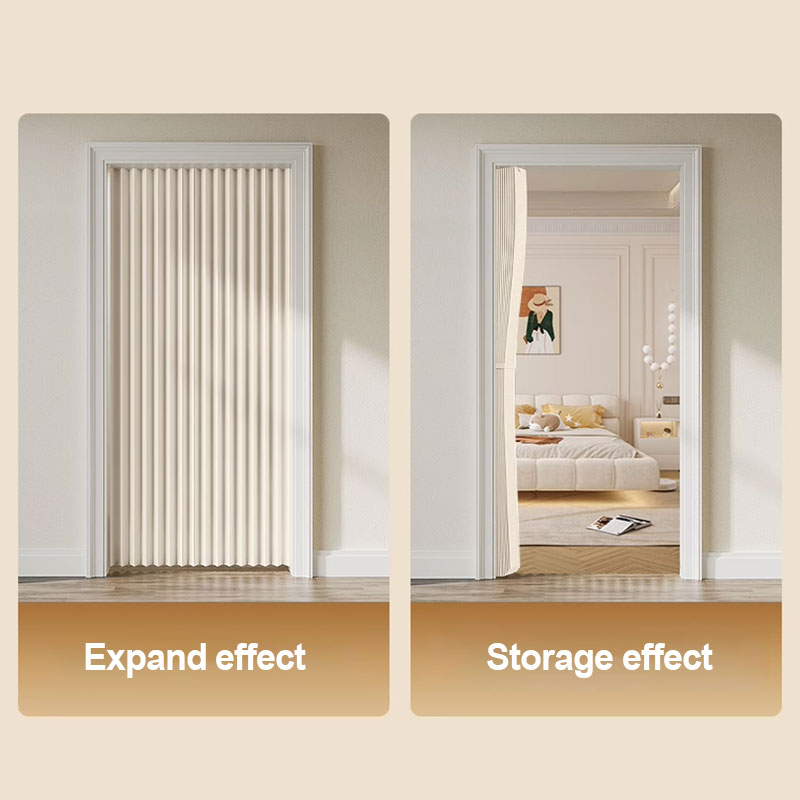 Folding Accordion Door Curtain - Room Divider Screen recension och pris