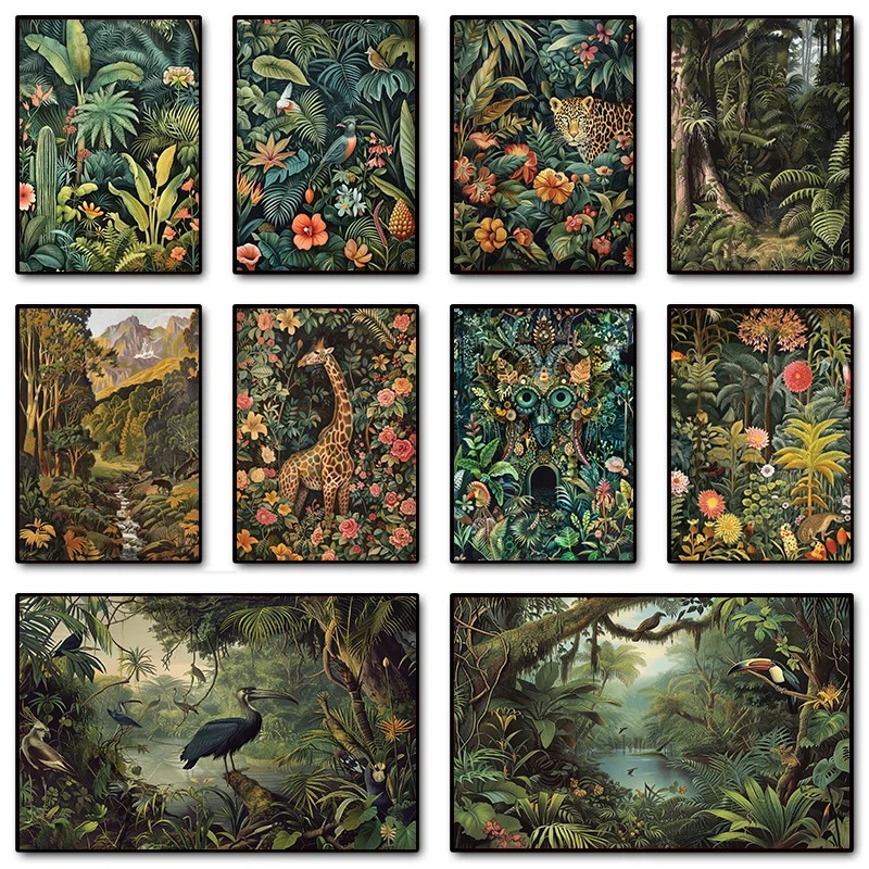 Tropical Jungle Wild Leopard P - Home Decor Ikea recension och pris