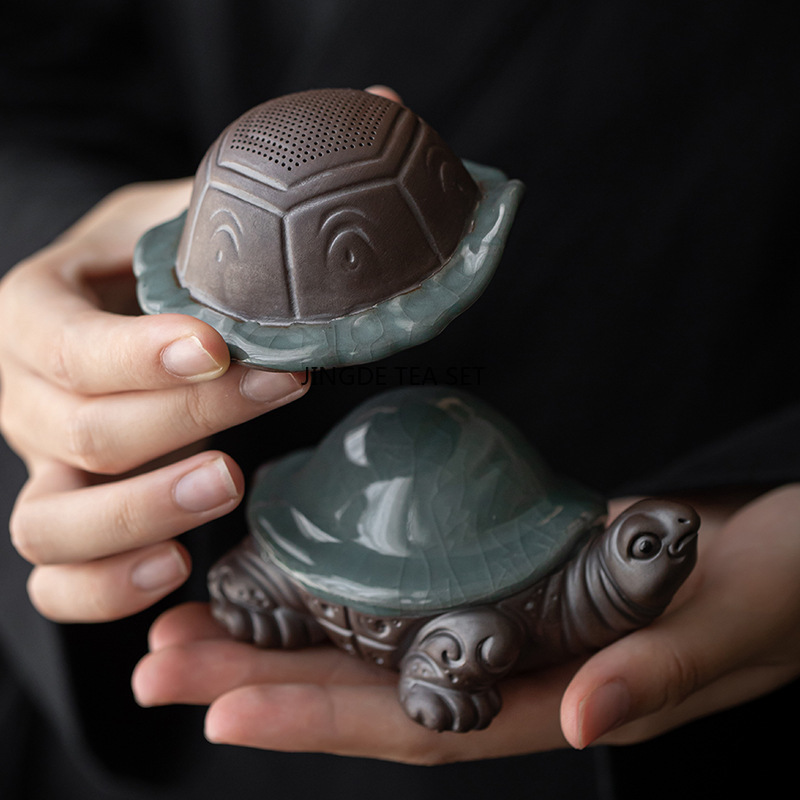 Ceramic Turtle Tea Set Filter  - Home Decor Quirky recension och pris
