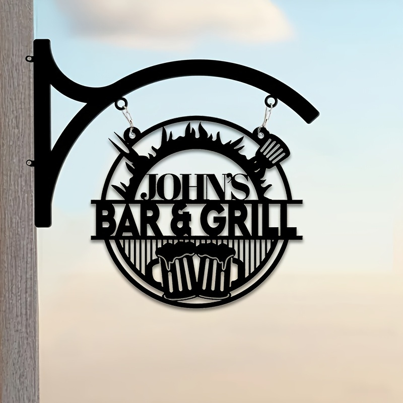 Customizable Wrought Iron Sign - Home Decor Rustic recension och pris