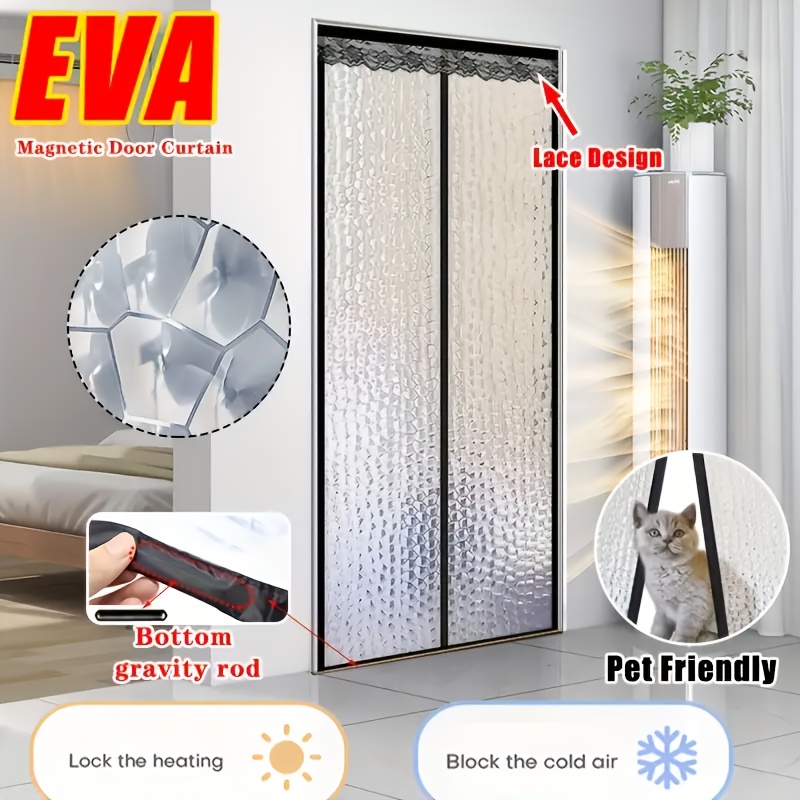 Magnetic EVA Thermal Door Curt - Room Divider Screen recension och pris