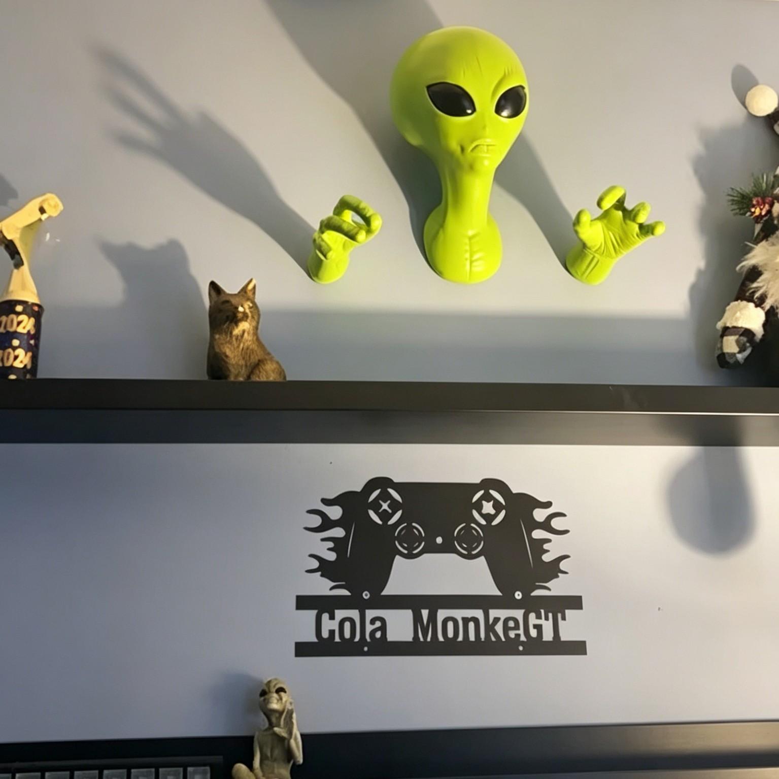 1 Green Alien Pendant, 3D Alie - Home Decor Quirky recension och pris