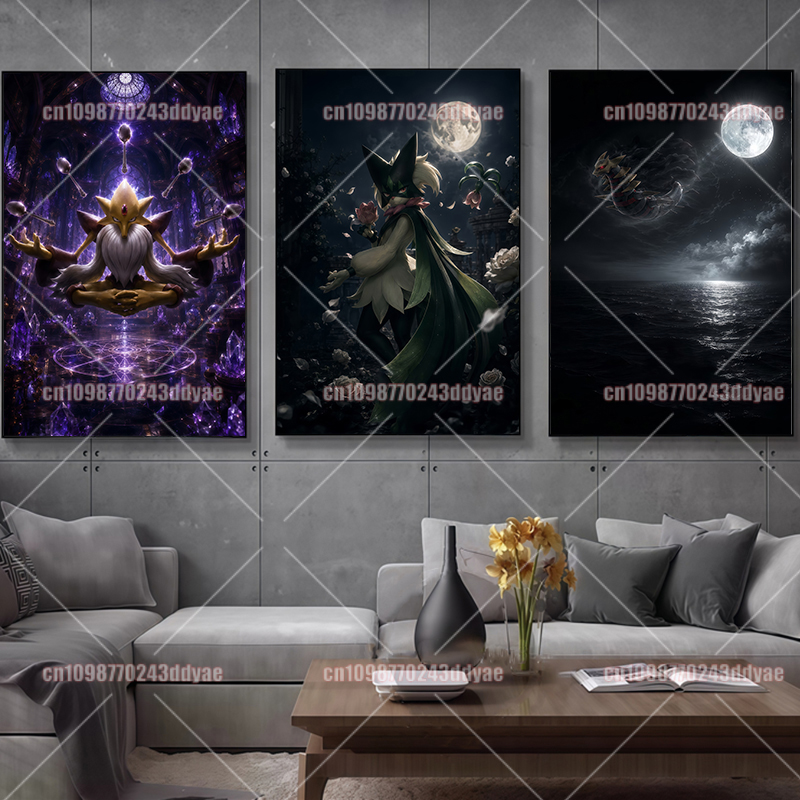 Anime Pokemon Character Canvas - Home Decor Painting recension och pris