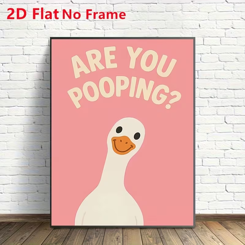 Modern Pink Are You Pooping Qu - Home Decor Nz recension och pris