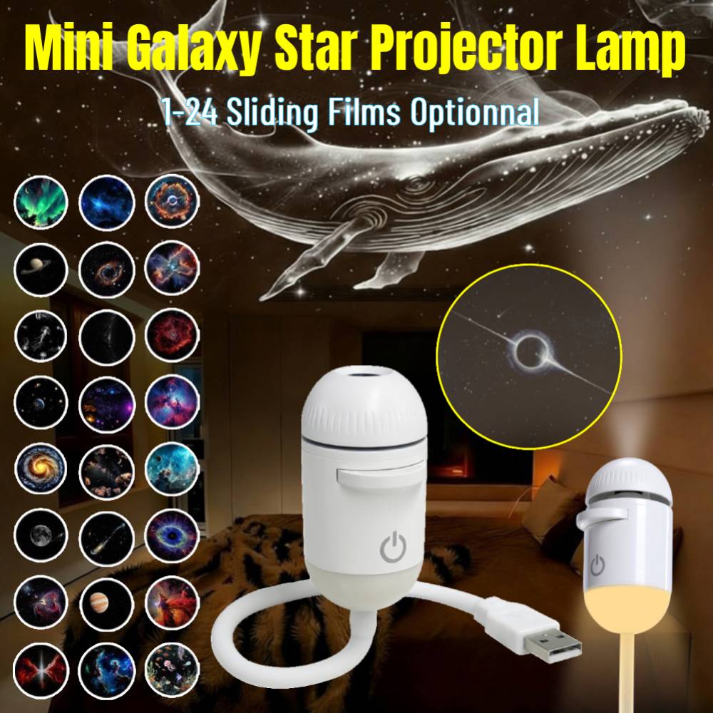 Galaxy Starry Sky Night Light  - Home Decor Rustic recension och pris