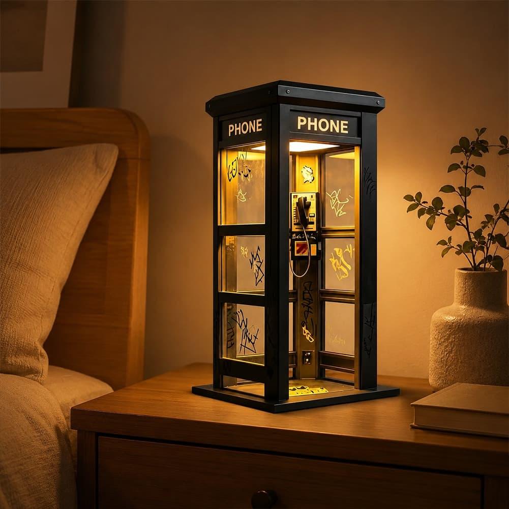 Vintage London Telephone Booth - Home Decor Light recension och pris