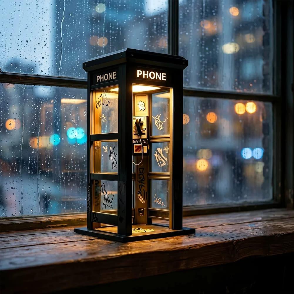 Vintage London Telephone Booth - Home Decor Light recension och pris