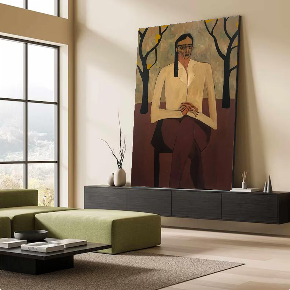 100% Handmade Abstract Oil Pai - Home Decor Free Images recension och pris