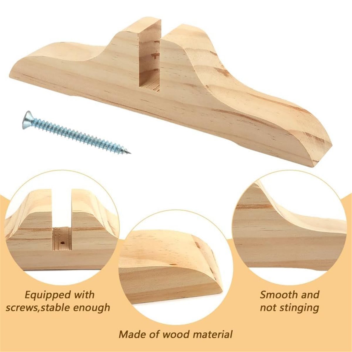 PHONE&GEAR 4pcs Wooden Room Di - Room Divider Screen recension och pris