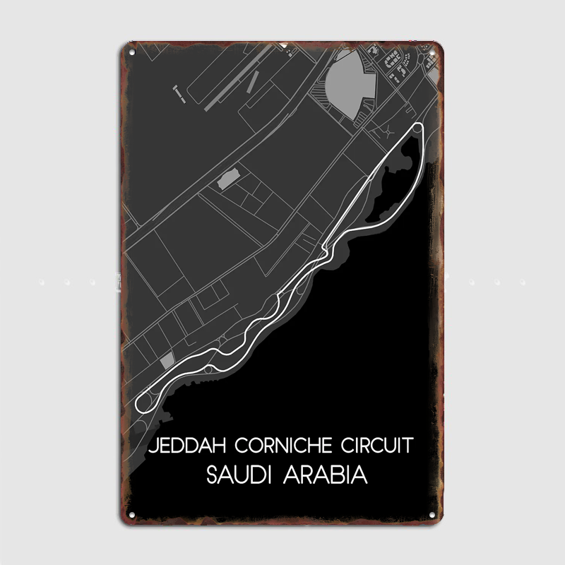 Jeddah Corniche Circuit Poster - Home Decor Jeddah recension och pris