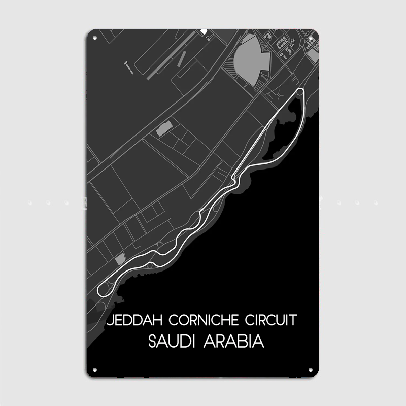 Jeddah Corniche Circuit Poster - Home Decor Jeddah recension och pris