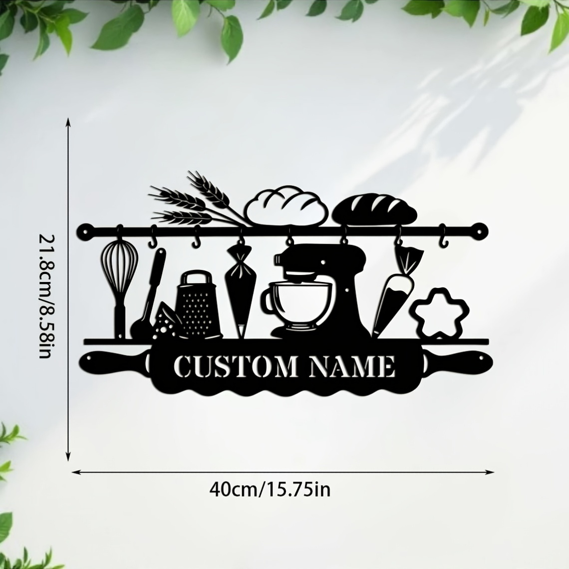 Personalized Kitchen Iron Wall - Home Decor Rustic recension och pris
