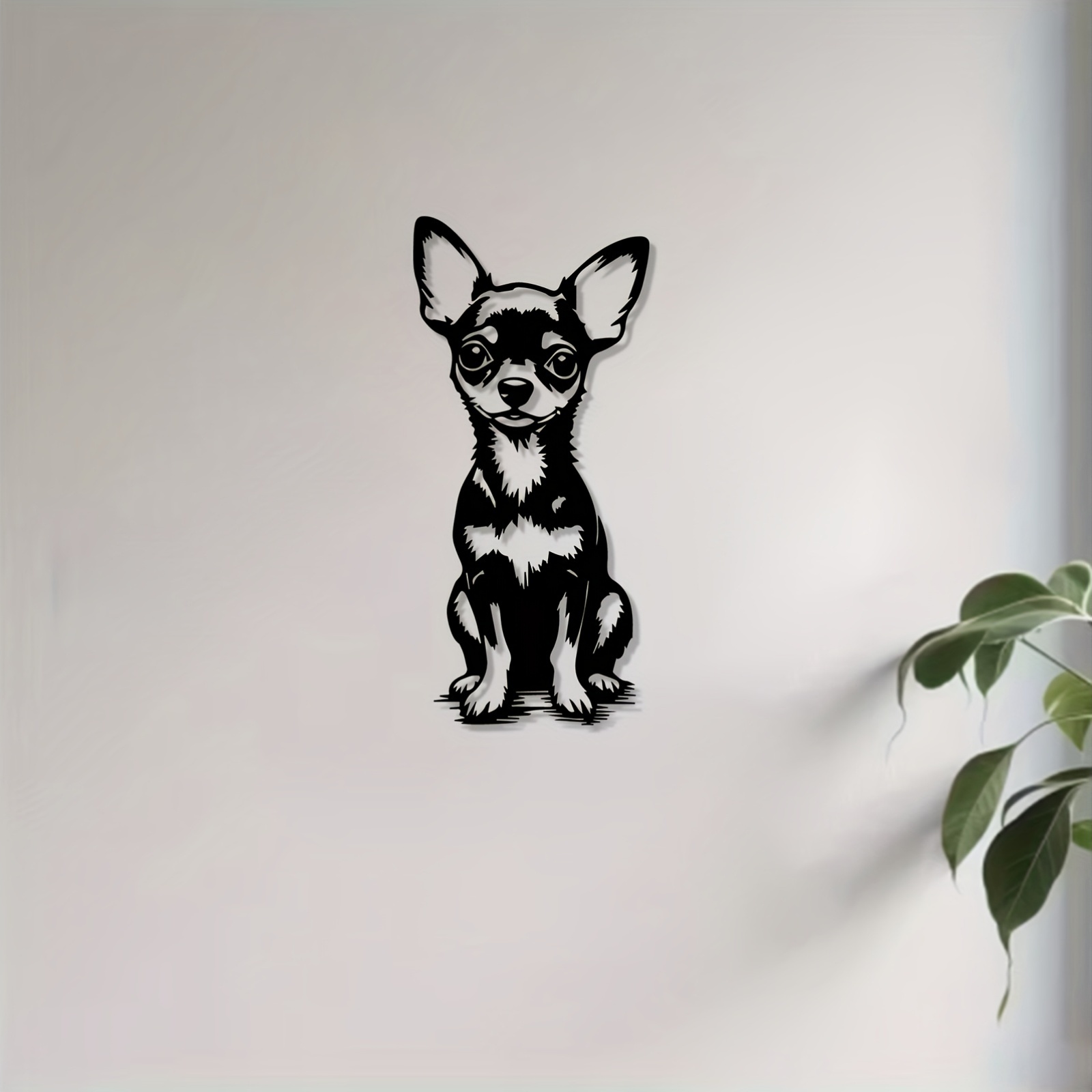 Mordern Metal Wall Art Cute Ch - Home Decor Quirky recension och pris