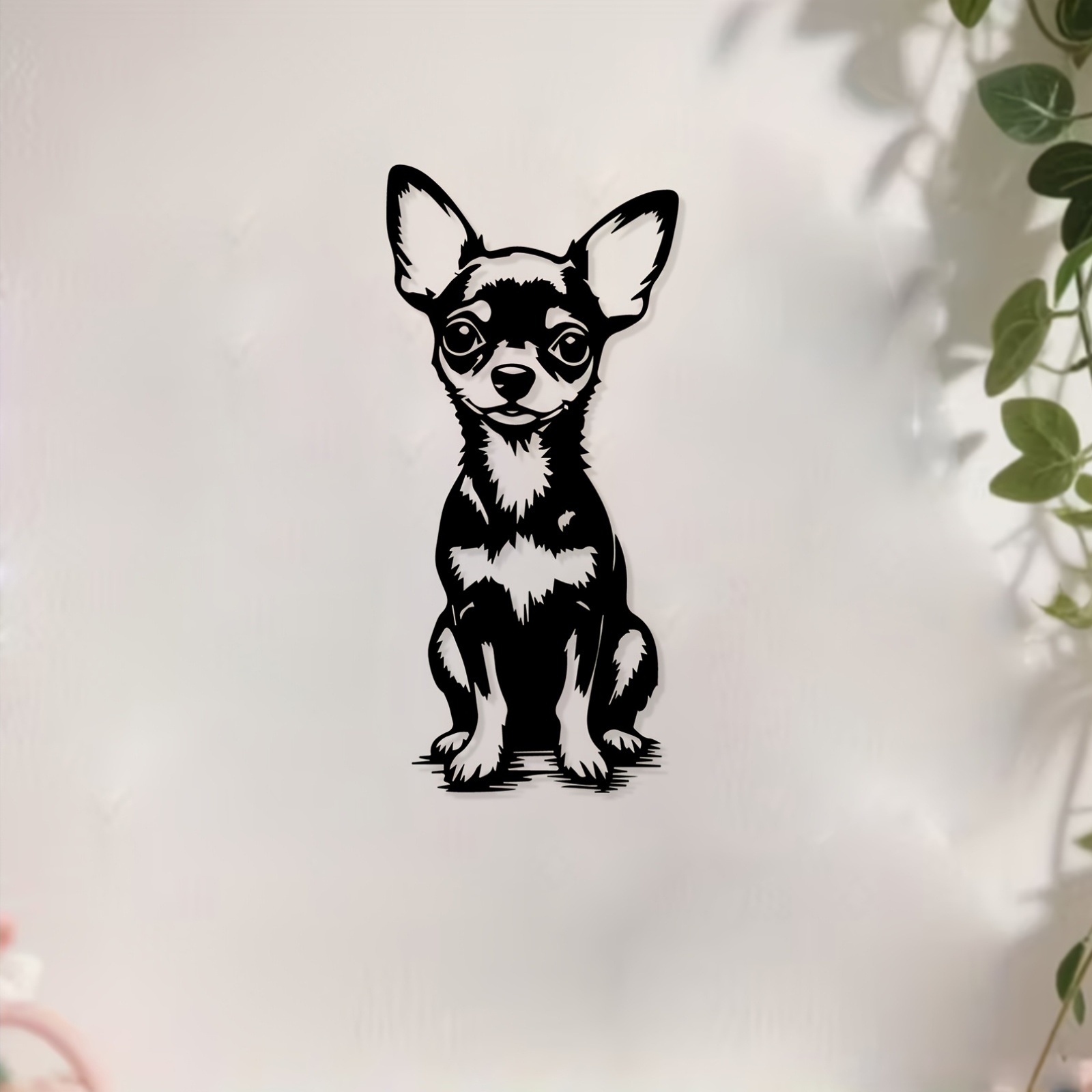 Mordern Metal Wall Art Cute Ch - Home Decor Quirky recension och pris