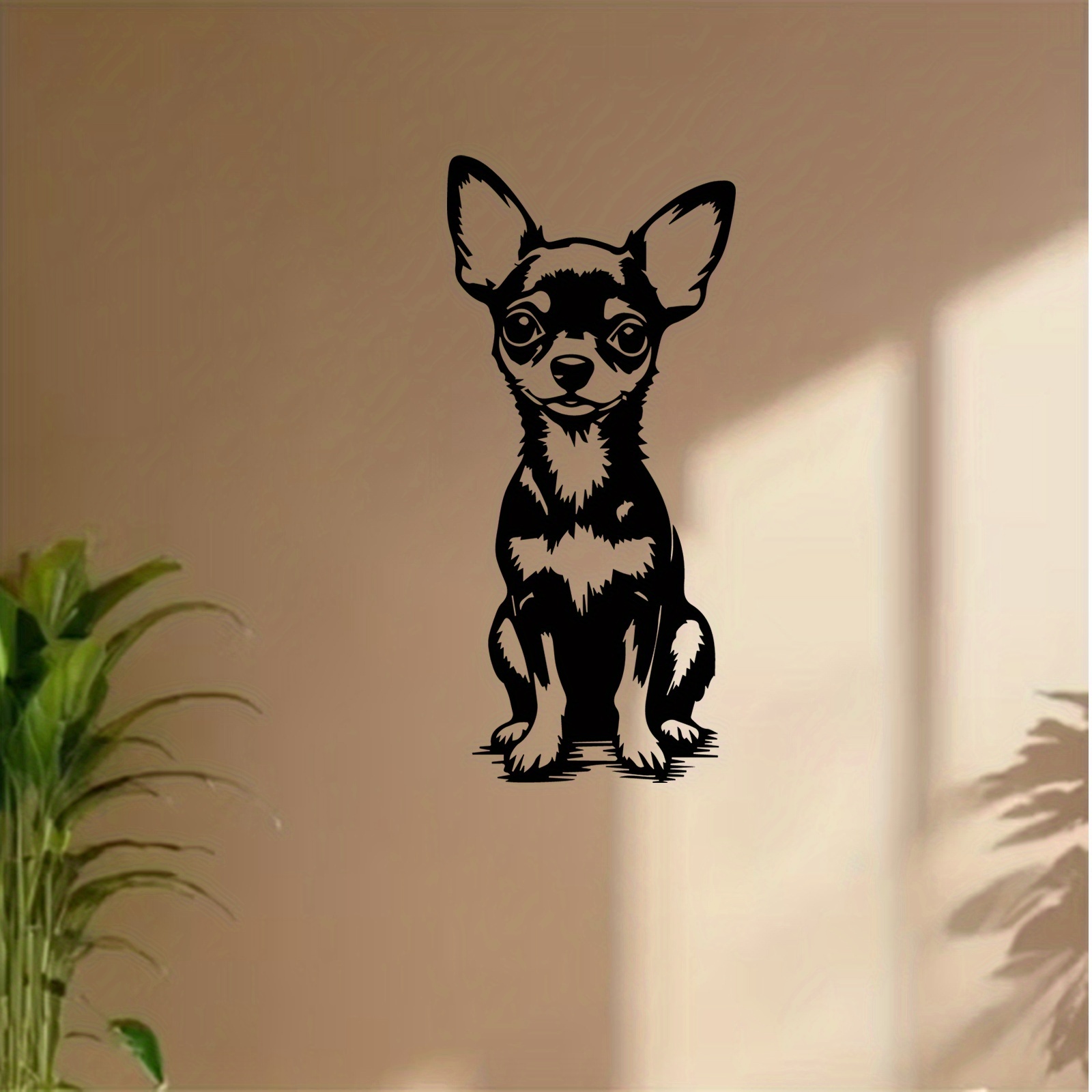 Mordern Metal Wall Art Cute Ch - Home Decor Quirky recension och pris
