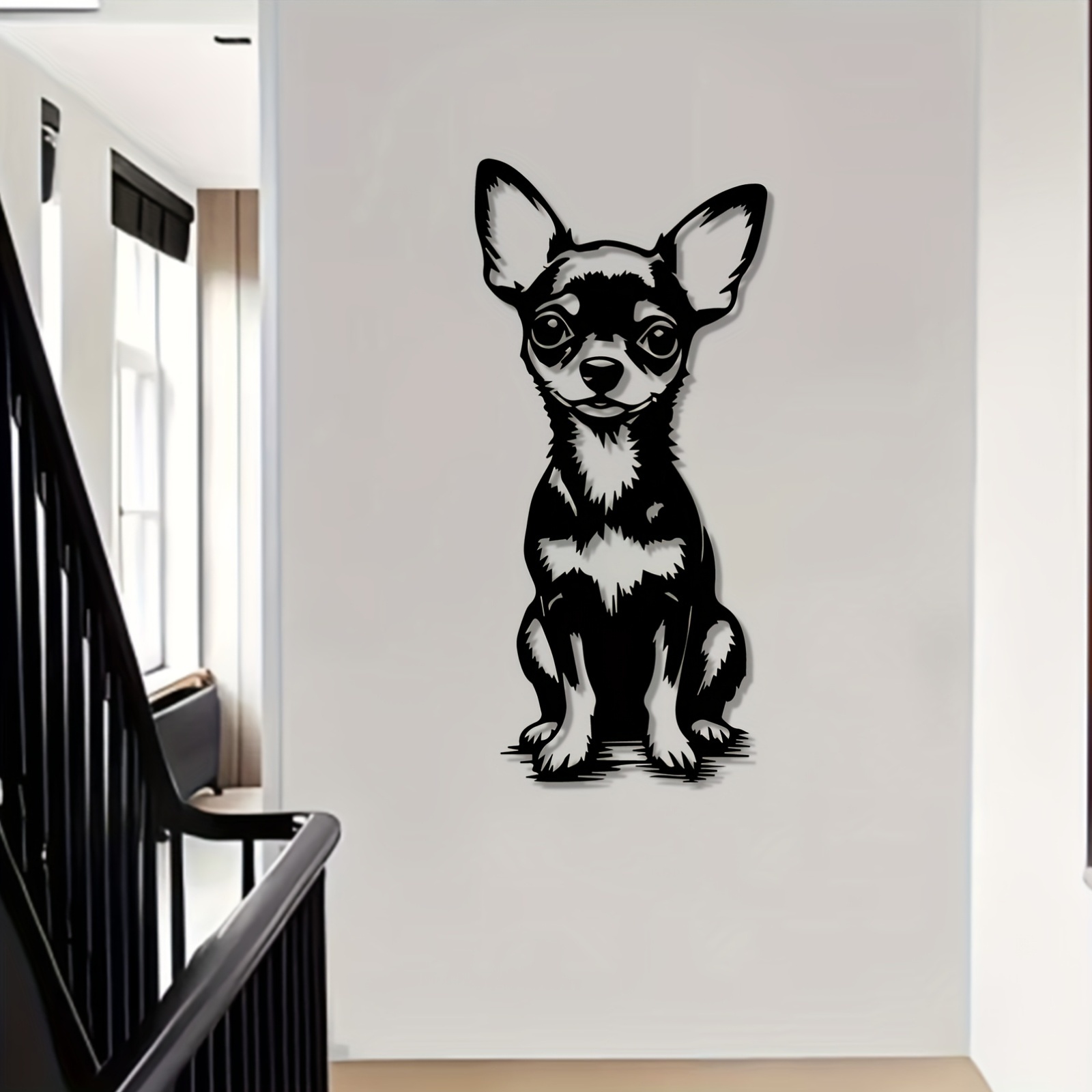 Mordern Metal Wall Art Cute Ch - Home Decor Quirky recension och pris