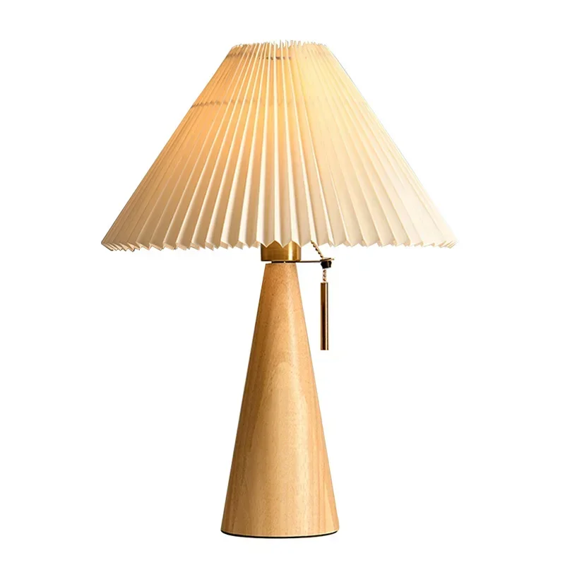 Retro Pleated Table Lamp Nordi - Home Decor Light recension och pris