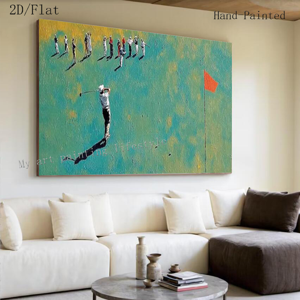 100% Handmade Abstract Oil Pai - Home Decor Free Images recension och pris