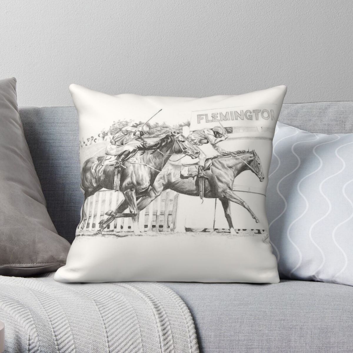 Melbourne Cup Dressage Pillowc - Home Decor Melbourne recension och pris