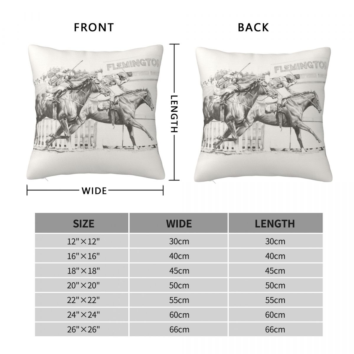 Melbourne Cup Dressage Pillowc - Home Decor Melbourne recension och pris