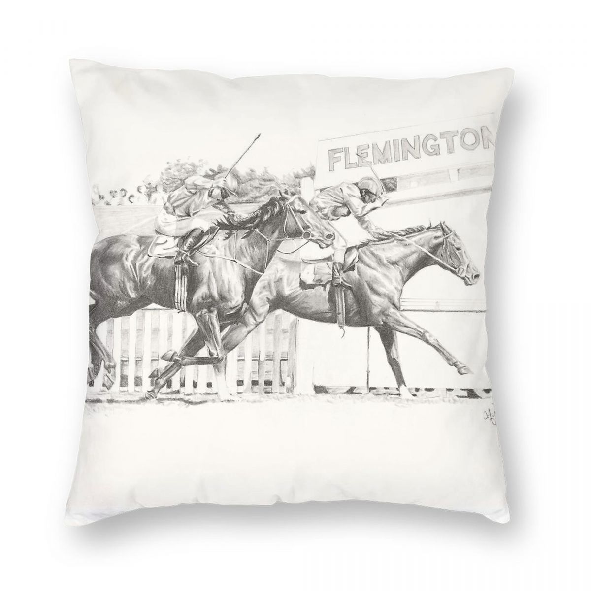 Melbourne Cup Dressage Pillowc - Home Decor Melbourne recension och pris