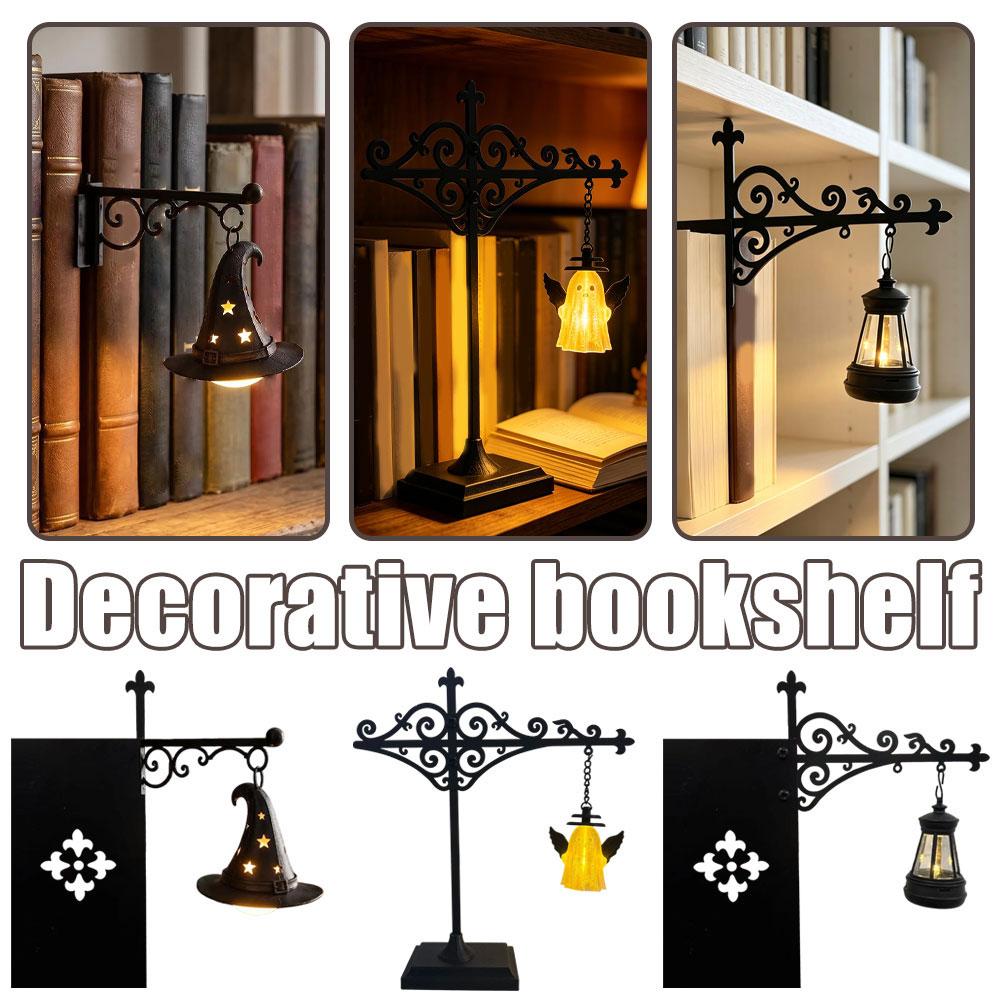 Retro Gothic Bookshelf Lamp Li - Home Decor Light recension och pris